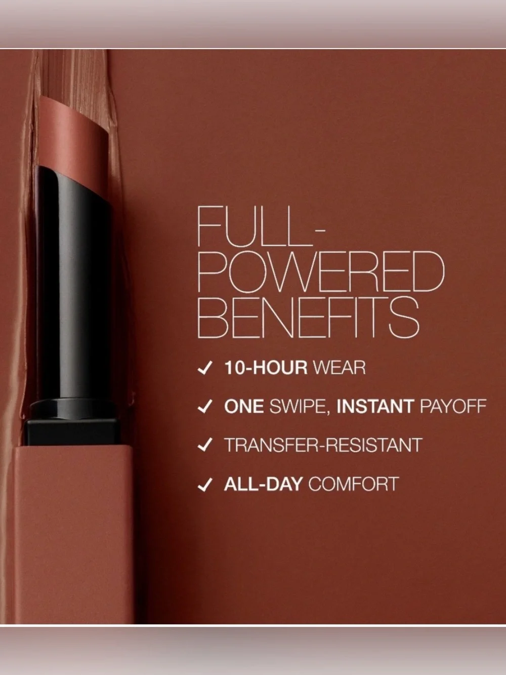 NARS Powermatte Tease Me- 111 Rose Pink Matte Lipstick